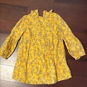 Janie and Jack Yellow Floral Dress